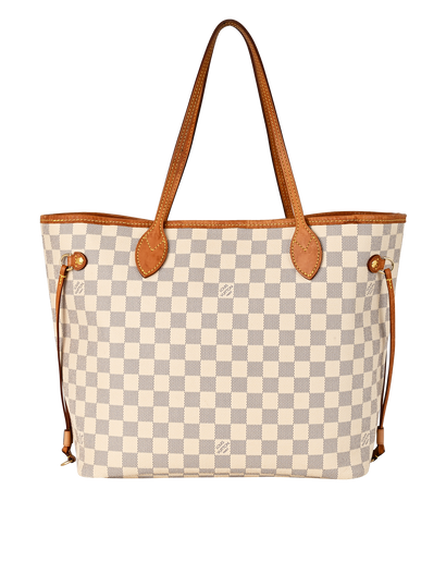 Neverfull MM, &pound;895, Handbags, White, Canvas, Front view